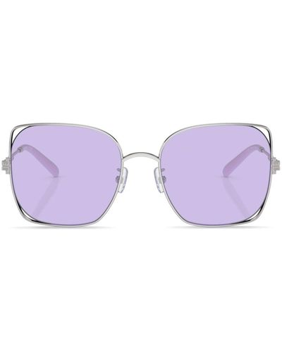 Tory Burch Oversize-frame Sunglasses - Purple