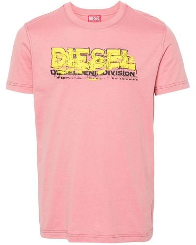 DIESEL T-diegor-k70 Tシャツ - ピンク