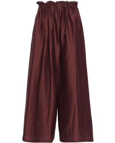 Societe Anonyme Maxxxi Coulisse Wide-leg Trousers - Purple