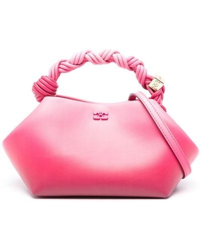 Ganni Small Bou Tote Bag - Pink