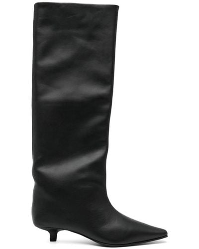 Senso Fizz 40mm calf-length leather boots - Schwarz