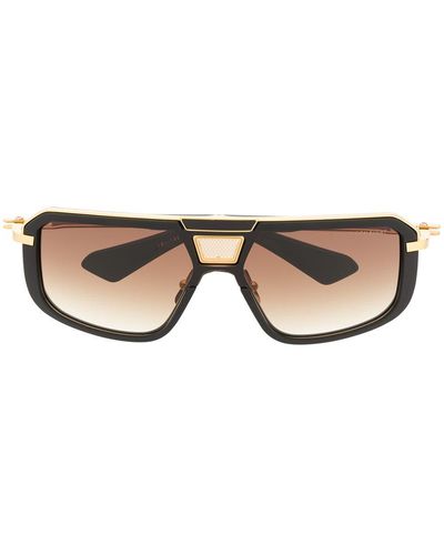 Dita Eyewear Two-tone Square-frame Sunglasses - Black