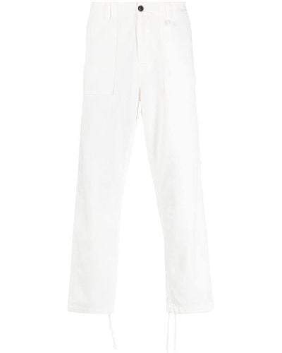 Haikure Mid-rise Straight-leg Trousers - White