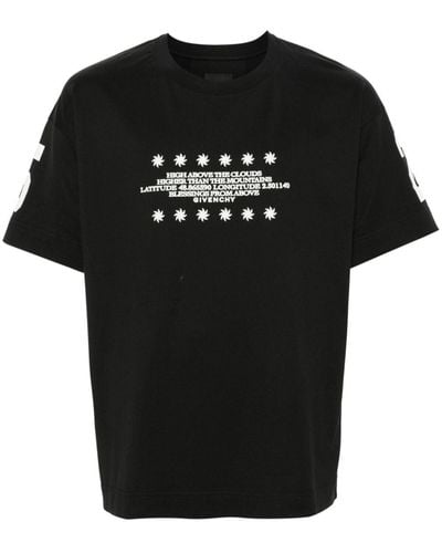 Givenchy T-shirt Met Grafische Print - Zwart