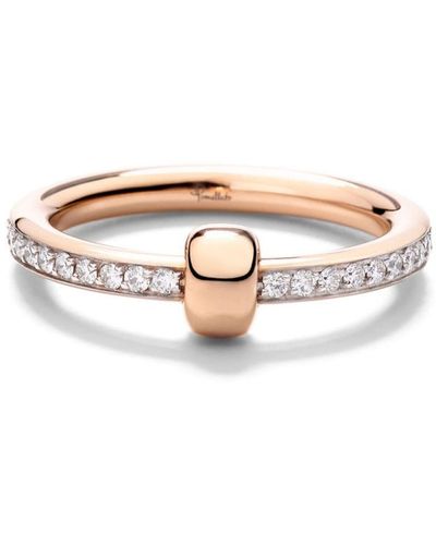 Pomellato 18kt Rose Gold Together Diamond Ring - White