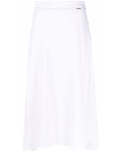Koche Textured Maxi Skirt - White
