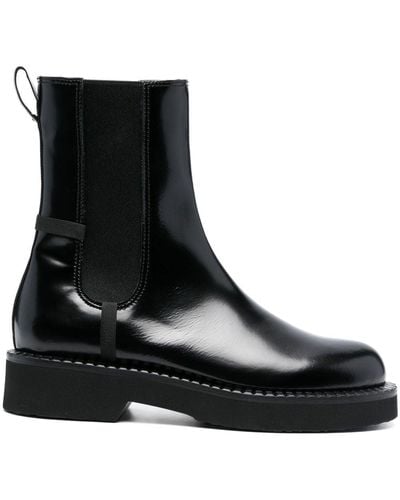 Premiata Ankle-length Leather Boots - Black