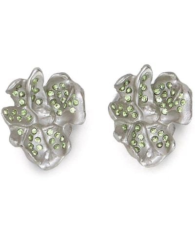 Marni Crystal-embellished Earrings - White
