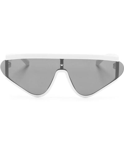 Chiara Ferragni Logo-plaque Pilot-frame Sunglasses - Gray