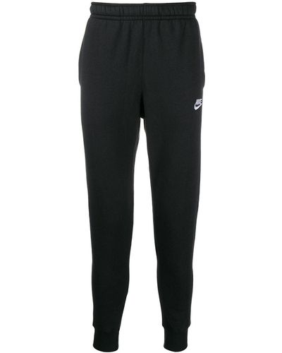 Nike Sportswear Club "black/white" Fleece Track Pants