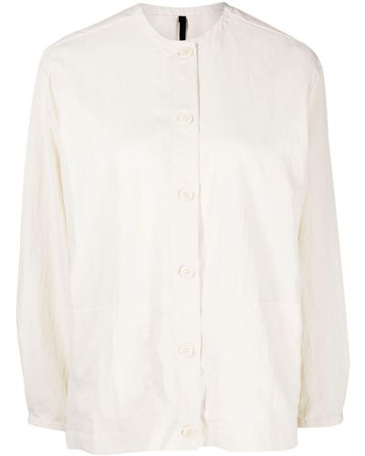 Sara Lanzi Long-sleeved Quilted Jacket - White