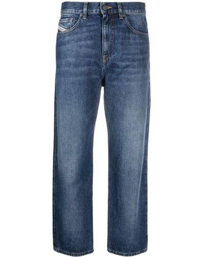 DIESEL Jeans mit Stone-Wash-Effekt - Blau