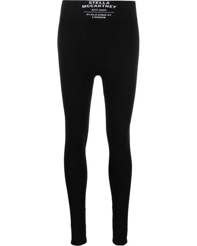 Stella McCartney Logo-waistband leggings - Black
