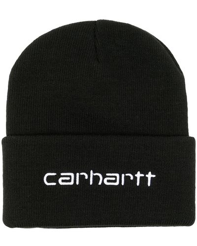 Carhartt ロゴ ビーニー - ブラック