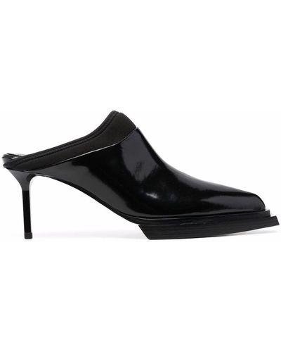 1017 ALYX 9SM Pointed Toe Mules - Black