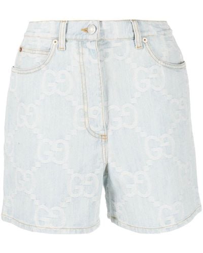 Gucci Denim Shorts - Blauw