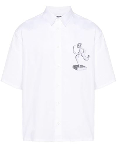 Jacquemus Camisa Cabri con botones - Blanco