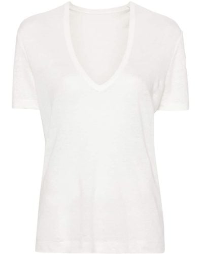 Zadig & Voltaire Wassa Linen T-shirt - White