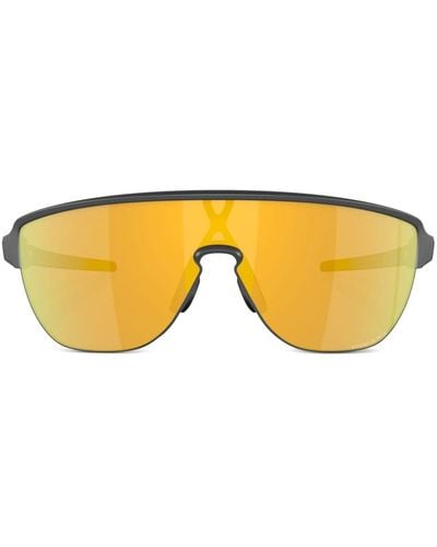 Oakley Sonnenbrille mit Oversized-Gestell - Gelb