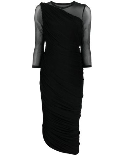 Norma Kamali ワンショルダー ドレス - ブラック