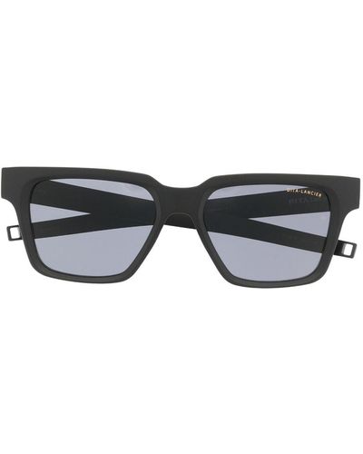 Dita Eyewear Gafas de sol con montura rectangular y logo - Negro