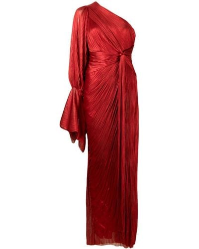 Maria Lucia Hohan Asymmetrisches Palmer Kleid - Rot