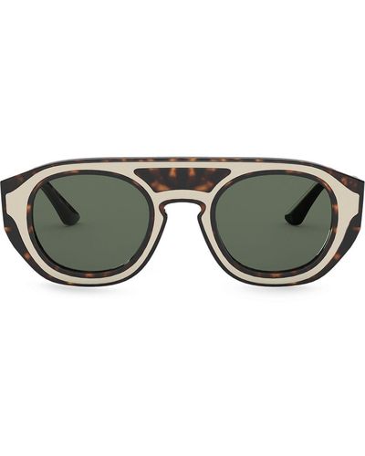 Giorgio Armani Tortoiseshell Frame Sunglasses - Green