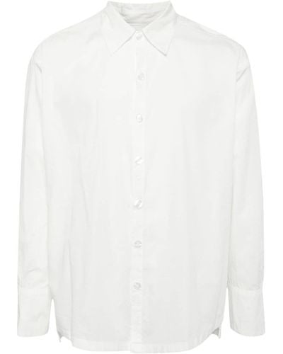 Greg Lauren Long-sleeve Cotton Shirt - White