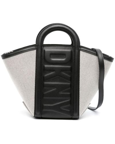 DKNY Tessa ロゴ ショルダーバッグ - ブラック