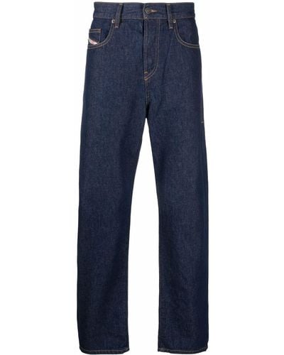 DIESEL Straight Jeans - Blauw