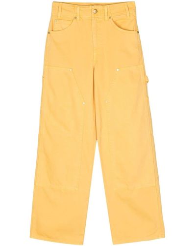 Ulla Johnson High-rise Straight-leg Jeans - Yellow