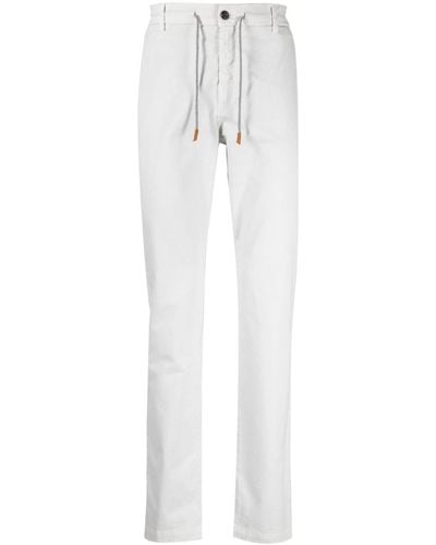 Eleventy Pantalones chinos ajustados - Blanco
