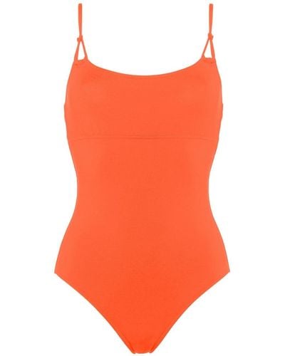 Eres Electro Round-neck Swimsuit - Orange