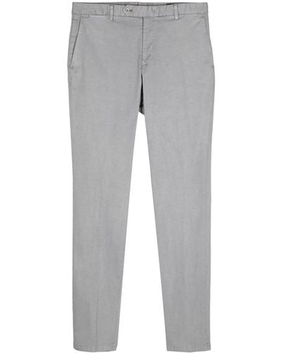 MAN ON THE BOON. Cotton-blend Chino Trousers - Grijs