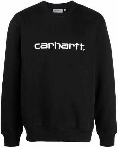 Carhartt ロゴ スウェットシャツ - ブラック