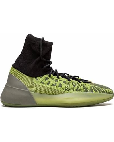 Yeezy Yeezy Basketball Gebreide "glow" Sneakers - Groen
