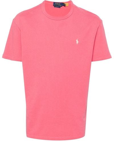 Polo Ralph Lauren T-shirt à logo brodé - Rose