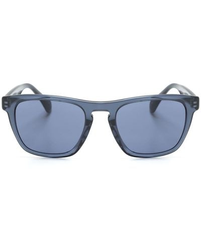 Oliver Peoples R-3 Sonnenbrille mit eckigem Gestell - Blau