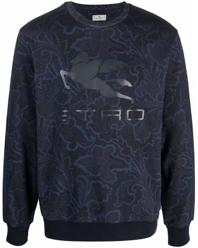 Etro ロゴ スウェットシャツ - ブルー