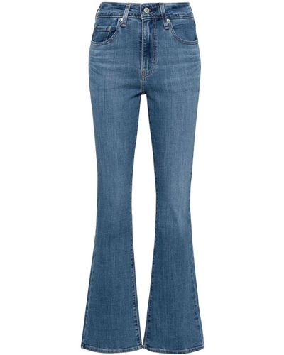 Levi's 725 High-Rise-Jeans mit Bootcut-Schnitt - Blau