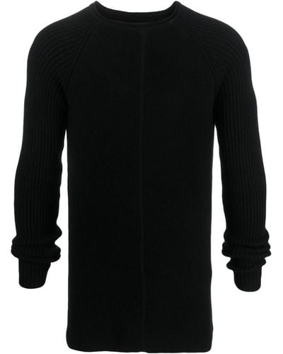 Rick Owens Luxor Runway Knitted Sweater - Black
