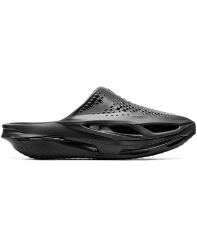 Nike X Mmw 005 Geperforeerde Slippers - Zwart