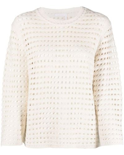 See By Chloé Open-knit Sweater - White