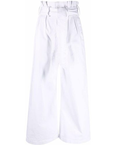 Alexandre Vauthier High-waisted Trousers - White