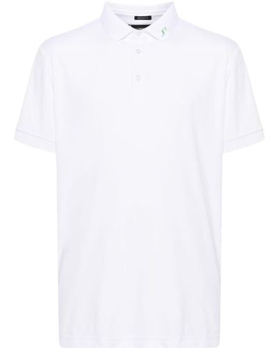 J.Lindeberg Kv Logo-appliqué Polo Shirt - White