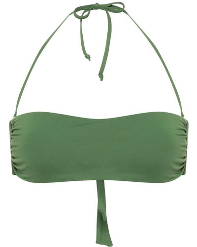 Fisico Bandeau Bikini Top - Green