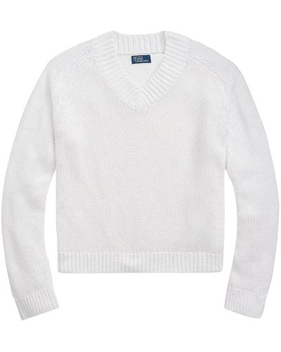 Polo Ralph Lauren オープンニット セーター - ホワイト