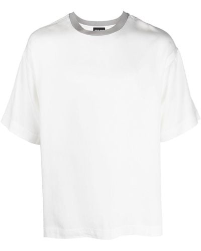 Giorgio Armani Overhemd Met Korte Mouwen - Wit