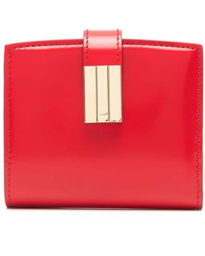 Bally Bi-fold patent leather wallet - Rojo