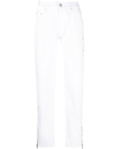 HELIOT EMIL Locifera Straight-leg Jeans - White